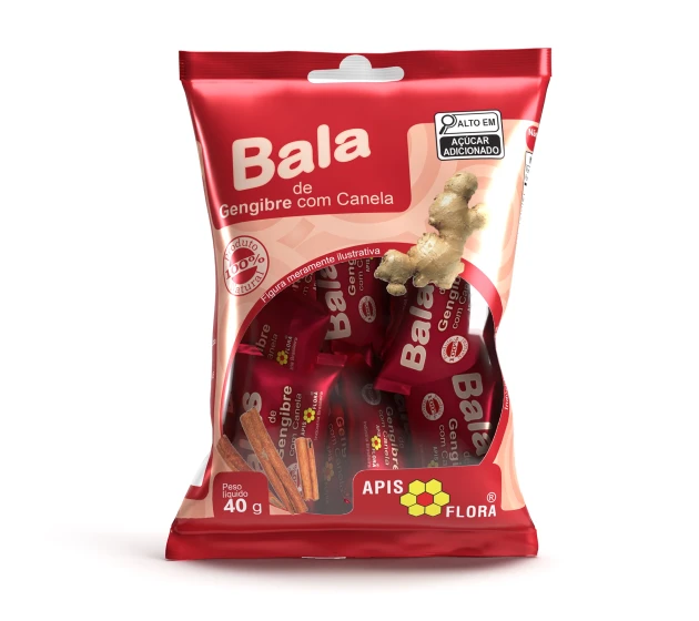 Balas de Gengibre e Canela