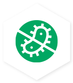 99% de eficacia contra bacterias*