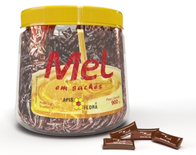 Miel Puro Apis Flora (Sachés 900 g)